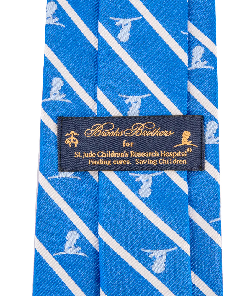 Brooks Brothers® Silk Stripe Tie - Royal